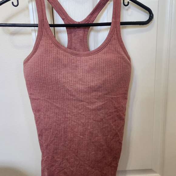 Lululemon Ebb To Street Light Support Tank W/ Shelf Bra Spiced Chai Color - Picture 11 of 12